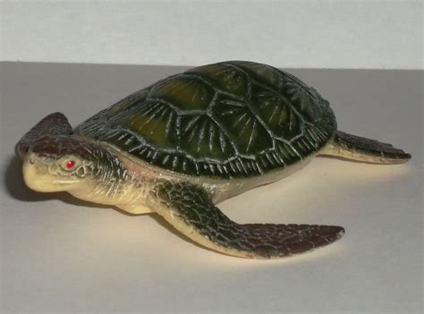 Sh 35 Turtle Plastic Toy Animal Figure Loose Used