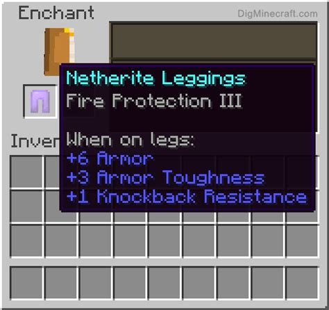 Best Netherite Leggings Enchantments Minecraft 1