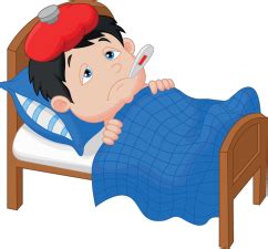 Fever is Good. Really. | Sick boy, Cartoon sick in bed, Sick kids