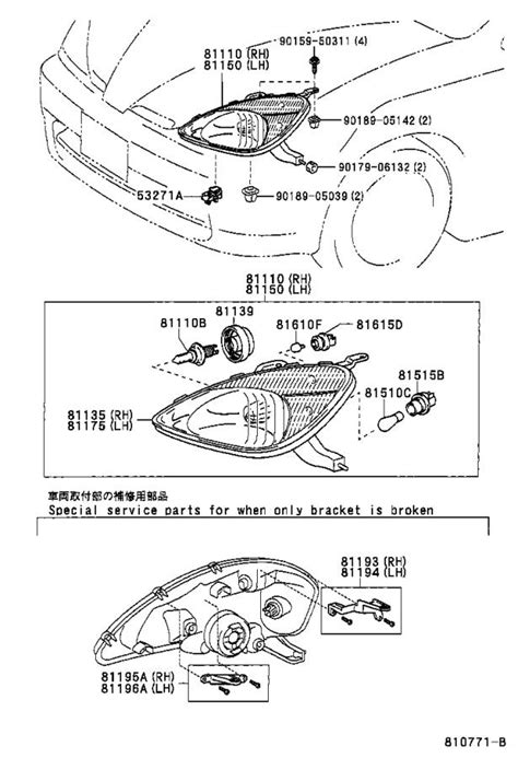 A wide variety of toyota headlight adjustment options are available to you, such as voltage, year, and make. Toyota Prius Headlight (Left). Unit, Headlight - 8117047030 | Savannah Toyota, Savannah GA