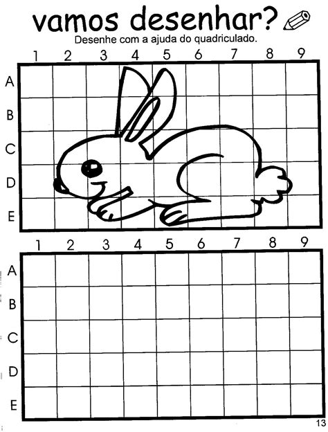 Desenhos Quadriculados Para Imprimir E Desenhar Model