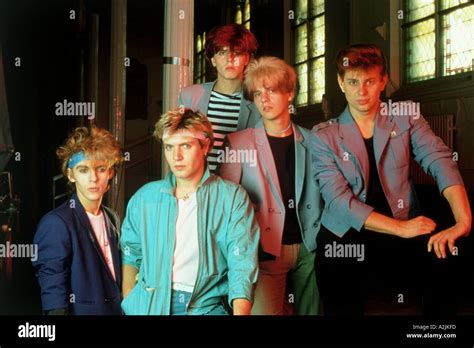 Duran Duran Uk Pop Band About 1981 From L Nick Rhodes Simon Le Bon