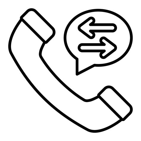 Call Transfer Line Icon 10284718 Vector Art At Vecteezy
