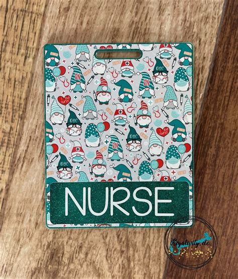 Medical Gnomes Badge Buddy Gnomies Gnome Med Doctor Rn Nurse Doc Cute