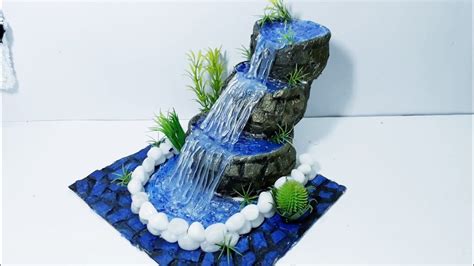 How To Make Waterfall Fountain Tutorial With Newspaper Tabletopshow