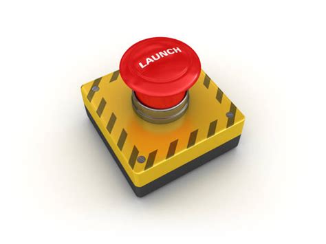Red Launch Button Stock Photos Pictures And Royalty Free Images Istock