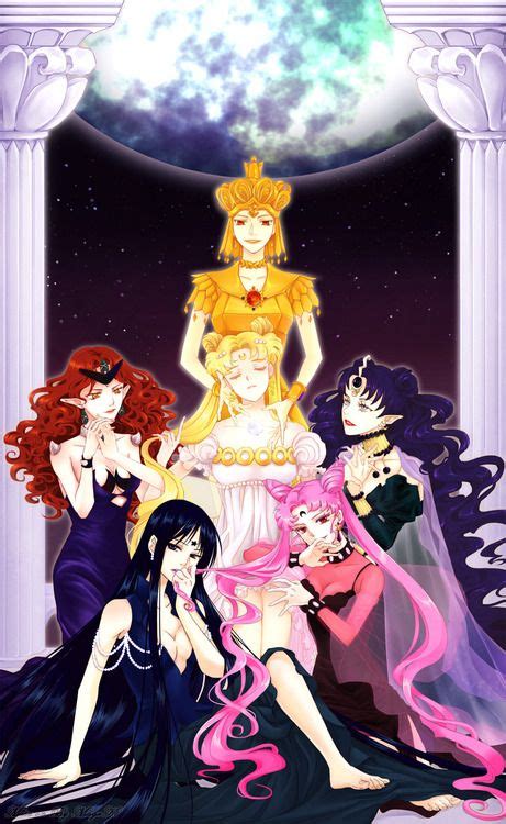 Sailor Moon Her Enemies Queen Beryl Sailor Galaxia Queen Nehellenia Black Lady Mistress 9