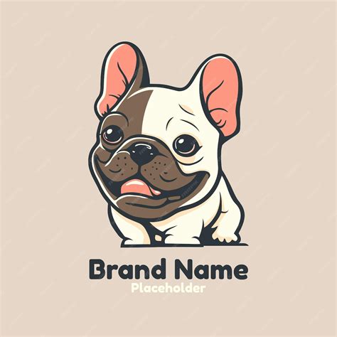 Premium Vector Cute French Bulldog Dog Logo