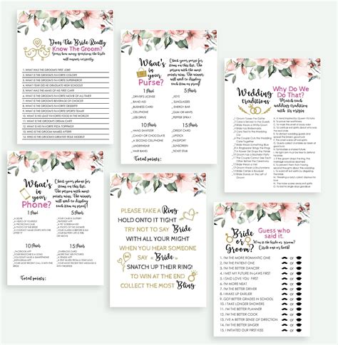 Who Knows The Couple Best Virtual Bridal Shower Games Bridal Etsy