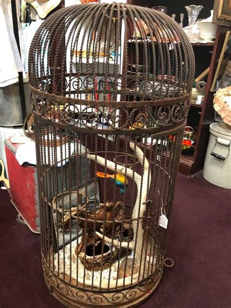 How To Refurbish A Wrought Iron Vintage Bird Cage Hometalk