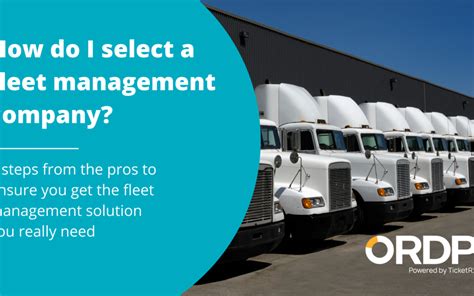 How Do I Select A Fleet Management Company 5 Steps From The Pros To