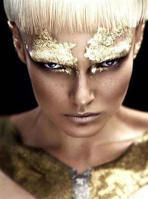 Pin By Theresa Courtright On Metallic High Fashion Makeup Editorial Makeup Fashion Makeup