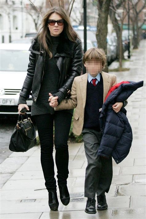 Liz Hurleys School Run Outfit Looked Straight Out Of A Bond Film