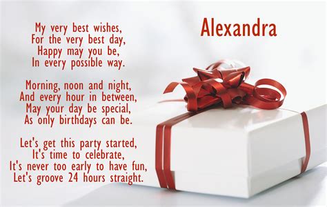 Happy Birthday Alexandra Pictures Congratulations
