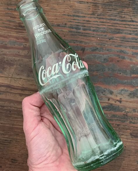 Coca Cola Vintage Green Coke Bottles 65oz Coca Cola White Letters Rfeie