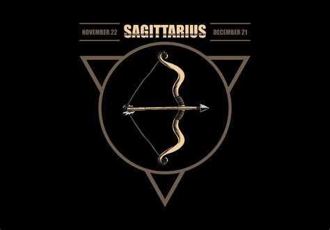 Sagittarius Zodiac Sign Vector 2f4