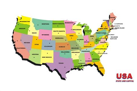 Usa Map Colored States
