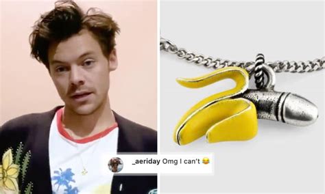 Harry Styless Nsfw Banana Necklace Keeps Making Appearances Capital