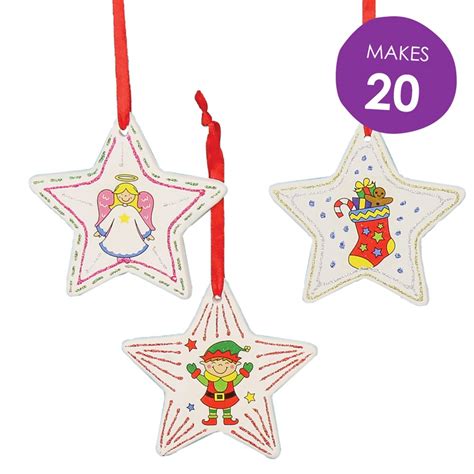 Ceramic Christmas Stars Activity Pack Activity And Bumper Packs
