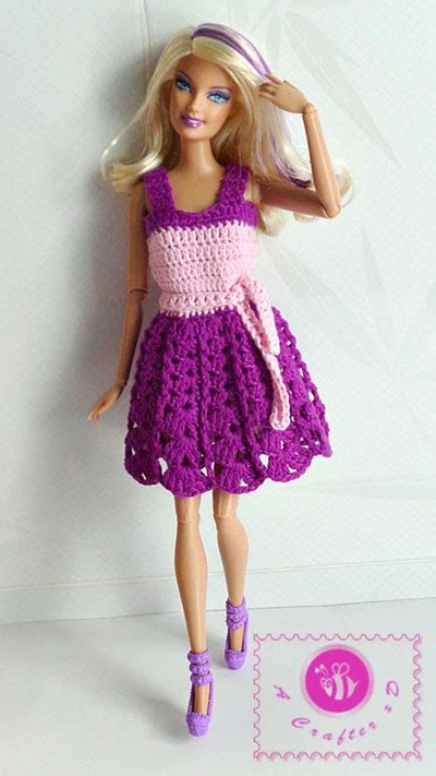 Crocheted Barbie Clothes 10 Free Patterns Barbie Clothes Patterns