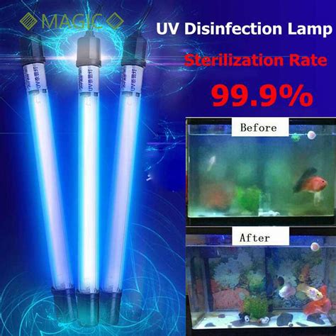🔸magic🔹 Germicidal Light Pond Fish Tank Aquarium Submersible Uv Light