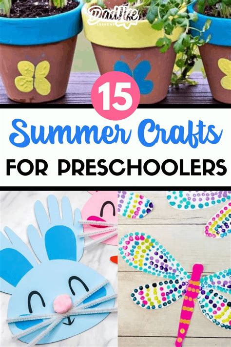 15 Summer Crafts For Preschoolers Summer Preschool Crafts Summer