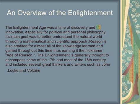 An Overview Of The Enlightenment