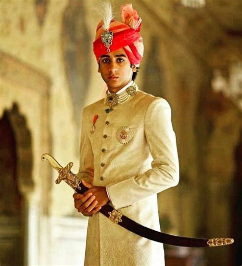 His Highness Maharaja Padmanabh Singh Ji Of Jaipur Indian Groom Wear