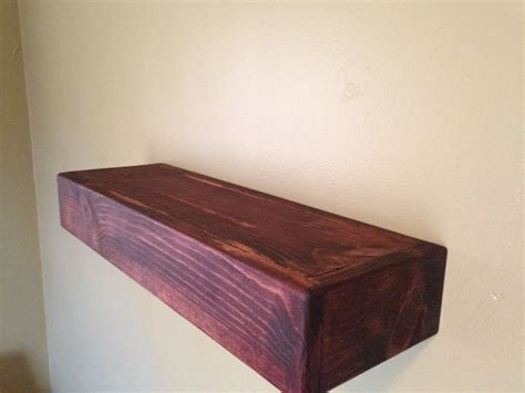 Rustic Style Floating Shelves Red Chestnut By Gnhwoodcrafters