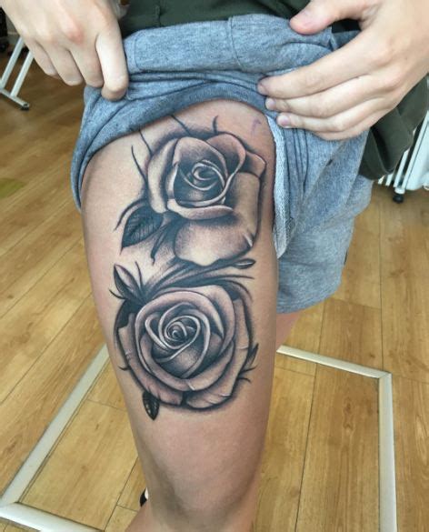 50 Unique Thigh Tattoos For Women 2019 Upper Front And Side