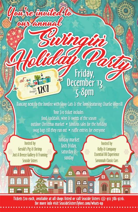 Swinging Holiday Party And Christmas Market At The Shoppes At 1207