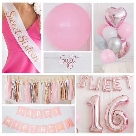 stunning sweet 16 party supplies celebrate her chic sixteen etsy
