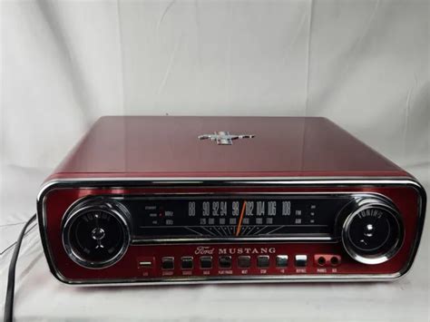 Ion Ford Mustang 1965 Lp Turntable Record Playerradioauxusb 4 In 1