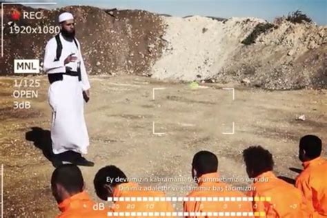 Syrian Rebels Force Isis Captives To Kneel In The Dirt At Gunpoint