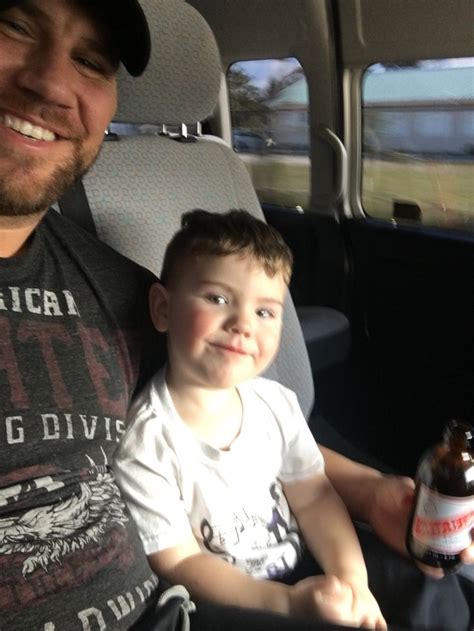 June 2018 Wwe Superstar Curtis Axel Joe Hennig With His Youngest Son