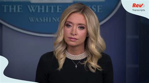 White House Kayleigh Mcenany Press Conference Transcript May Rev