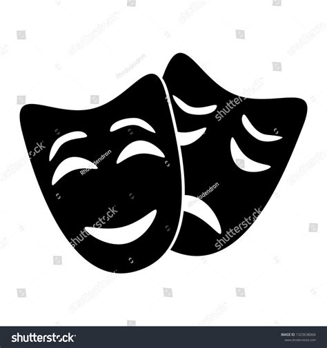 Illustration Drama Masks Symbol Theater Stock Vector Royalty Free Shutterstock