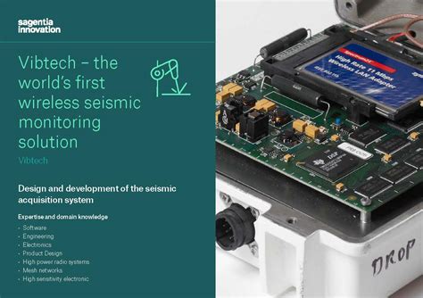Vibtech Seismic Monitoring Sagentia Innovation Sagentia Innovation
