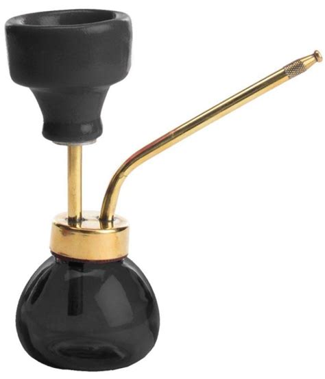 Desi Karigar 12 Cm Glass Pocket Hookah Black Buy Desi Karigar 12 Cm