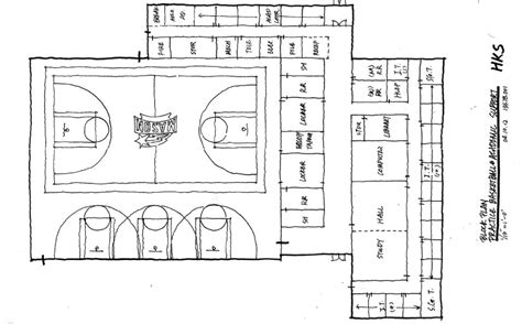 2012 George Mason Basketball Practice Facility Full Floor Plan Giant