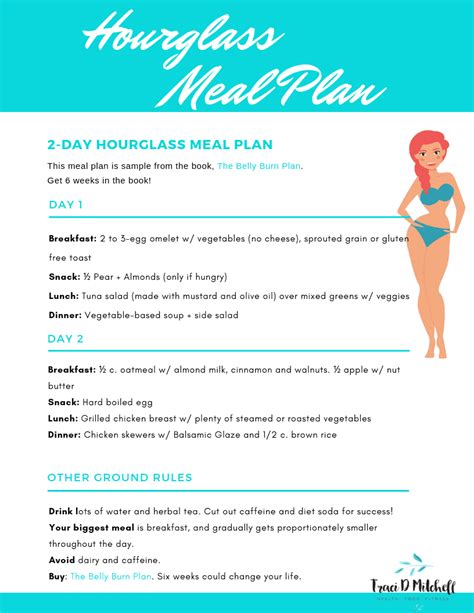 Hourglass Body Meal Plan For People Who Gain Weight Everywhere