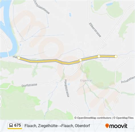 675 Route Schedules Stops And Maps Flaach Ziegelhütte‎→flaach