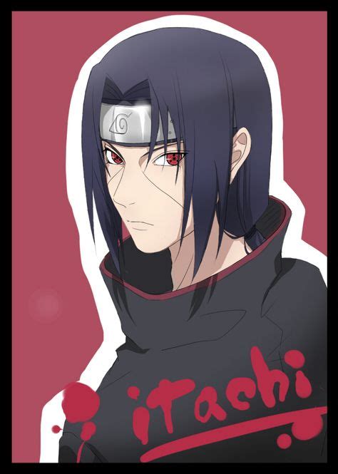 Sayoko Artist Naruto Uchiha Itachi Low Ponytail Sharingan Com