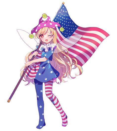 Safebooru 1girl D American Flag American Flag Dress American Flag