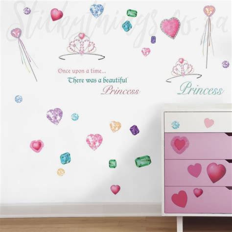 Princess Wall Art Stickers Once Upon A Time Princess Wall Decal