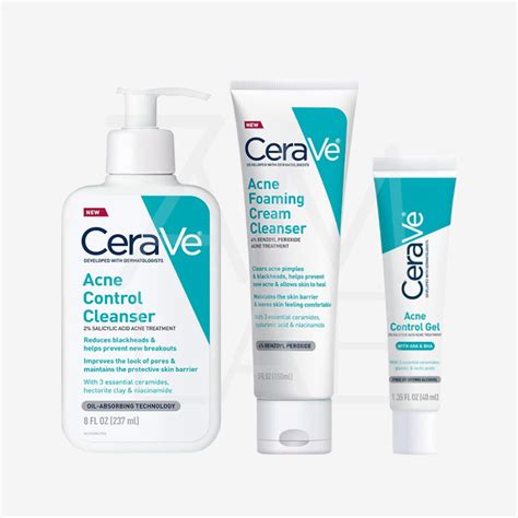 Cerave Acne Foaming Cream Cleanser Acne Control Cleanser Aha Bha A