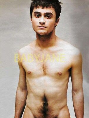 Daniel Radcliffe Barechested Hairy Stomach Beefcake Photo Ebay