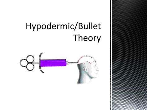 Magic Bullet Theory Communication
