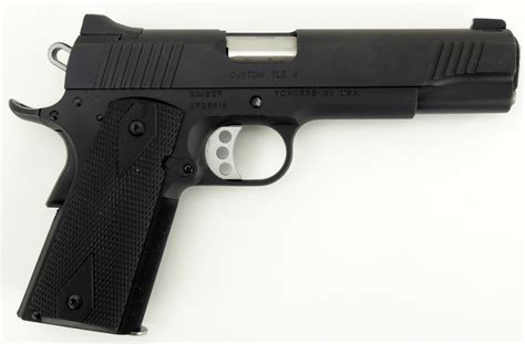 Kimber Custom Tle Ii 10mm Caliber Pistol For Sale