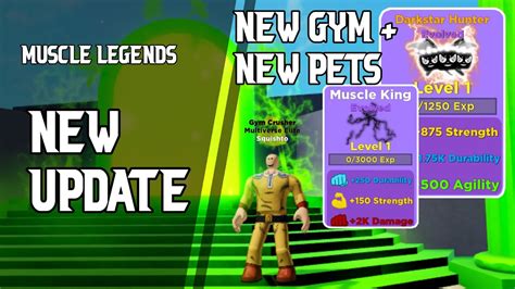 New Update Roblox Muscle Legends Youtube